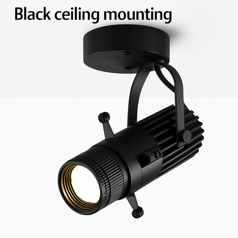 Adjustable COB LED Spotlight for Track and Surface Accent Lighting