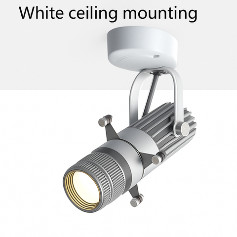 Adjustable COB LED Spotlight for Track and Surface Accent Lighting