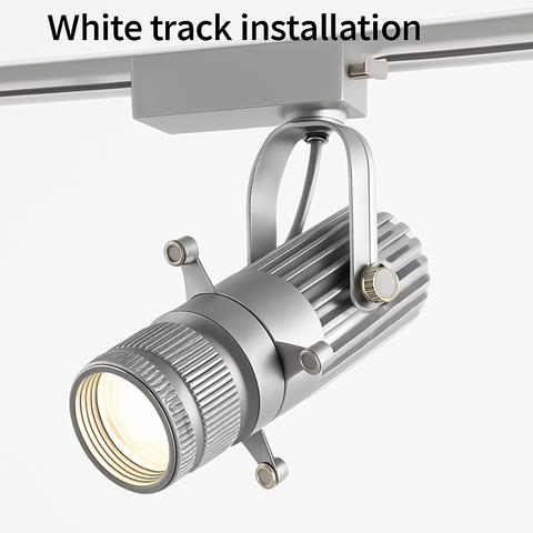 Adjustable COB LED Spotlight for Track and Surface Accent Lighting
