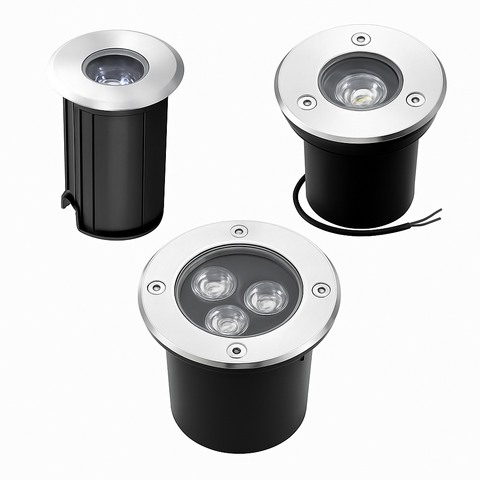 IP67 Recessed LED Ground Light for Garden Paths and Landscape Areas