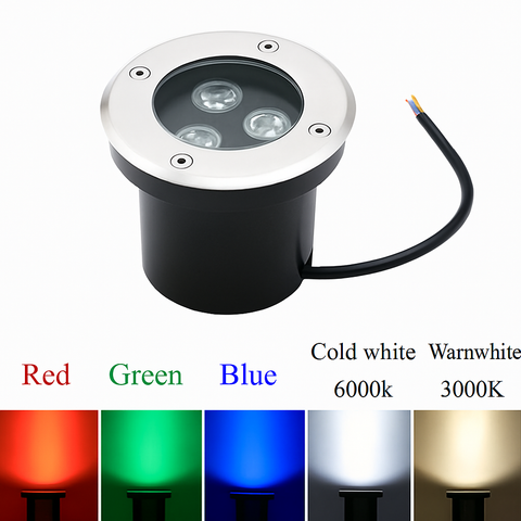 IP67 Recessed LED Ground Light for Garden Paths and Landscape Areas