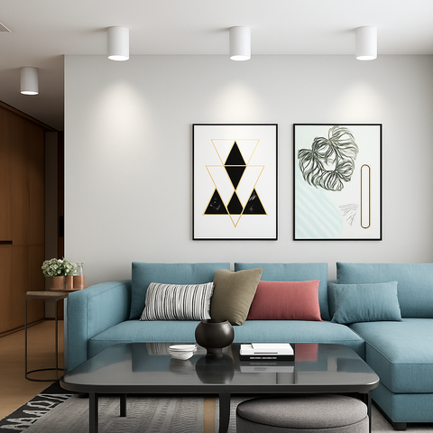 Surface-Mounted Tube LED Spotlight for Focused Ceiling Lighting