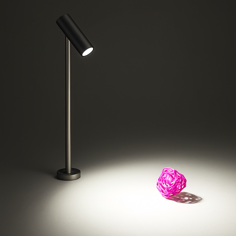Adjustable LED Jewelry Display Spotlight for Showcases and Retail