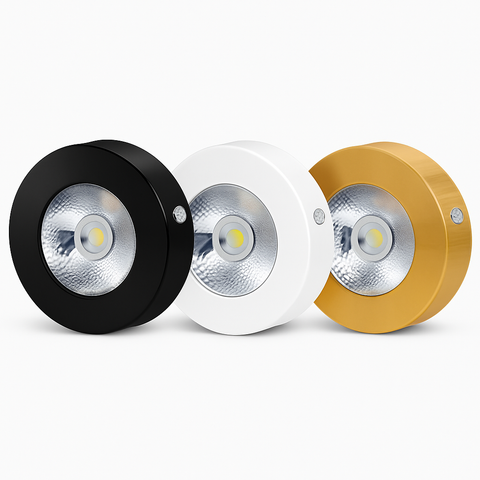 Ultra-Thin Round LED Ceiling Spot for Focused Interior Lighting