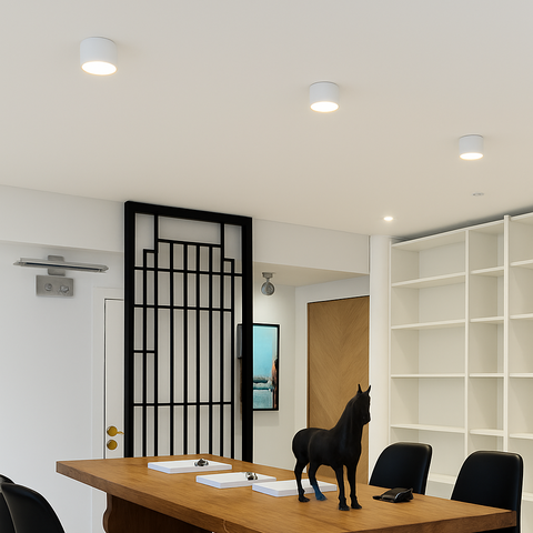 Round Recessed LED Spotlight for Kitchen and Bathroom Lighting for Home