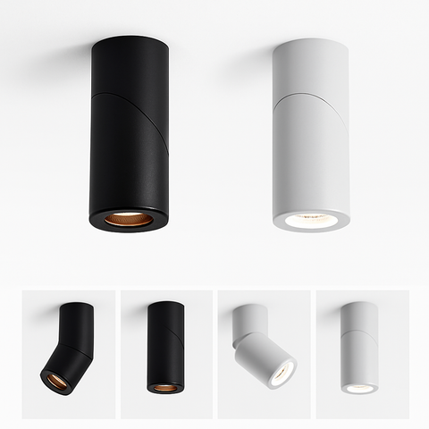 Rotating COB LED Ceiling Spotlight for Adjustable Indoor Illumination
