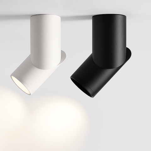 Rotating COB LED Ceiling Spotlight for Adjustable Indoor Illumination