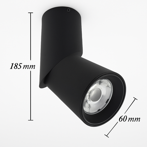 Rotating COB LED Ceiling Spotlight for Adjustable Indoor Illumination