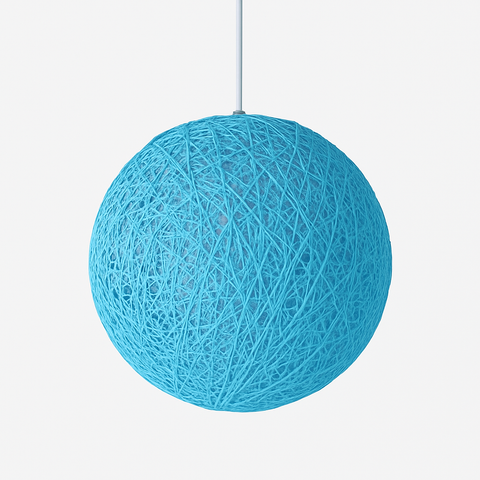 Woven Paper Globe Pendant Light for Bedroom and Dining Room Decor