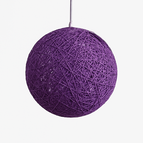 Woven Paper Globe Pendant Light for Bedroom and Dining Room Decor