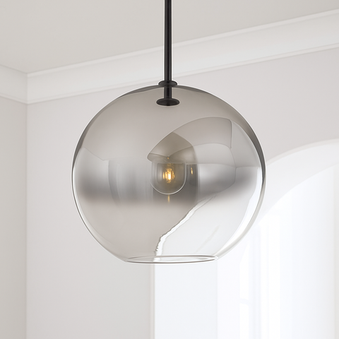 Glass Globe Pendant Light for Dining Tables and Living Room Decor
