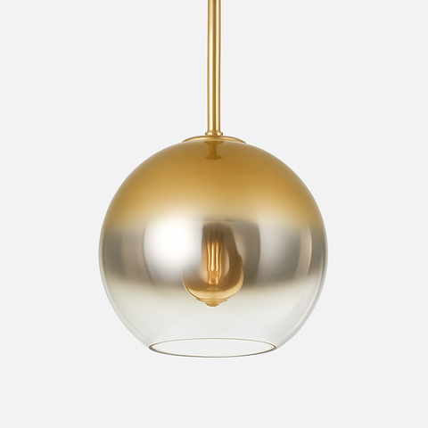 Glass Globe Pendant Light for Dining Tables and Living Room Decor