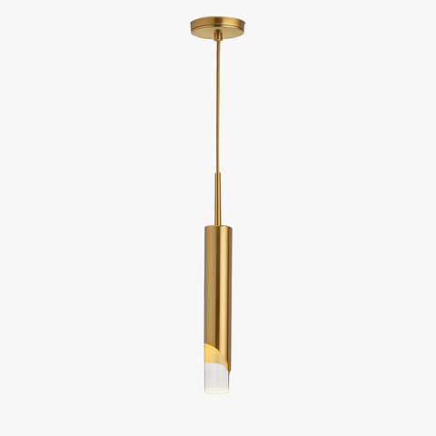 Slim Cylinder LED Pendant Light for Focused Interior Lighting