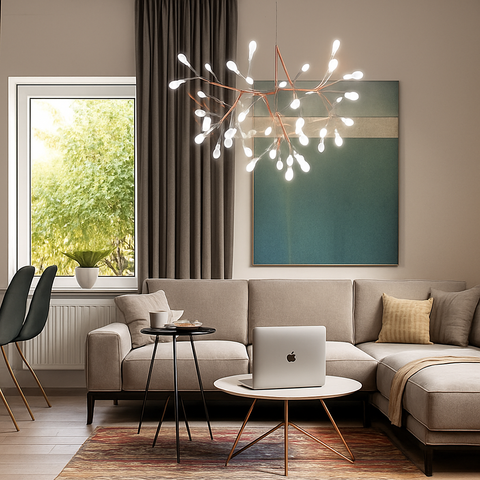 Modern Branch LED Chandelier for Dining and Living Room Lighting