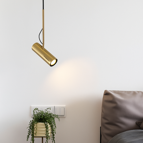 Adjustable Pendant Spotlight for Bedside and Kitchen Task Lighting