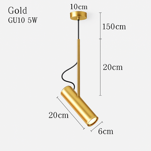 Adjustable Pendant Spotlight for Bedside and Kitchen Task Lighting