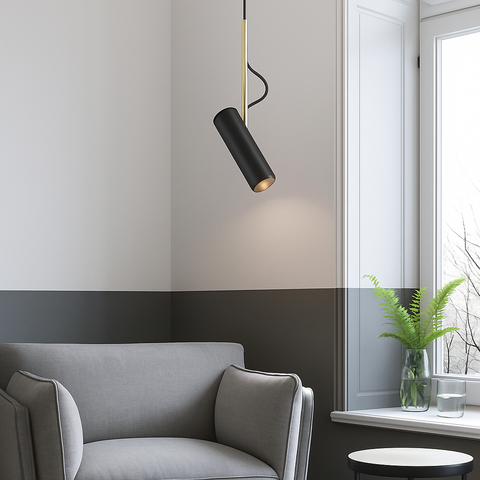 Adjustable Pendant Spotlight for Bedside and Kitchen Task Lighting