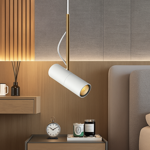 Adjustable Pendant Spotlight for Bedside and Kitchen Task Lighting