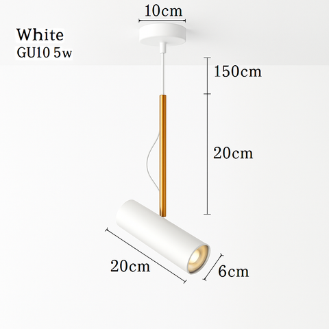 Adjustable Pendant Spotlight for Bedside and Kitchen Task Lighting