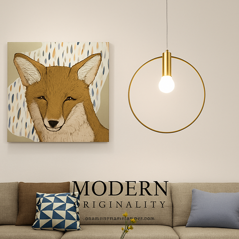 Round LED Pendant Light for Dining Table and Bedside Lighting for Home