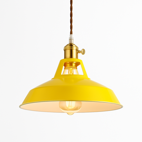 Industrial Metal Pendant Light for Kitchen and Dining Room Lighting