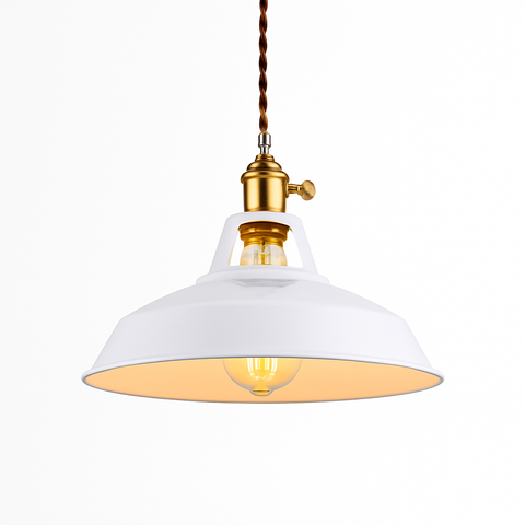 Industrial Metal Pendant Light for Kitchen and Dining Room Lighting