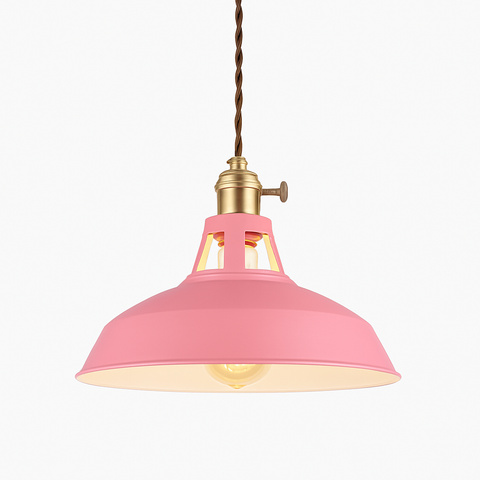 Industrial Metal Pendant Light for Kitchen and Dining Room Lighting