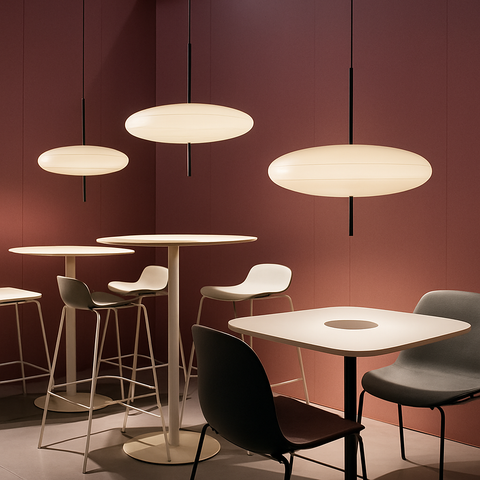 Flying Saucer LED Pendant Light for Modern Dining and Living Areas