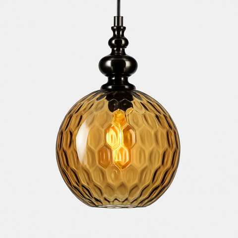 Vintage Teardrop Glass Pendant Light for Ambient Interiors