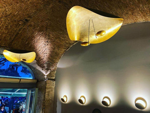 Sculptural Metal LED Pendant Light for Dining Rooms and Living Spaces