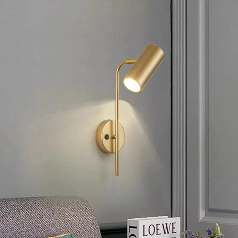 Rotatable Metal Wall Sconce for Bedside Reading — product view
