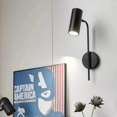 Rotatable Metal Wall Sconce for Bedside Reading — product view