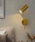 Rotatable Metal Wall Sconce for Bedside Reading — product view