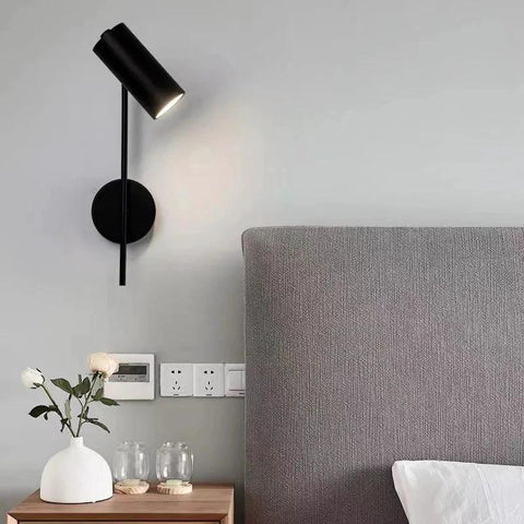 Rotatable Metal Wall Sconce for Bedside Reading — product view