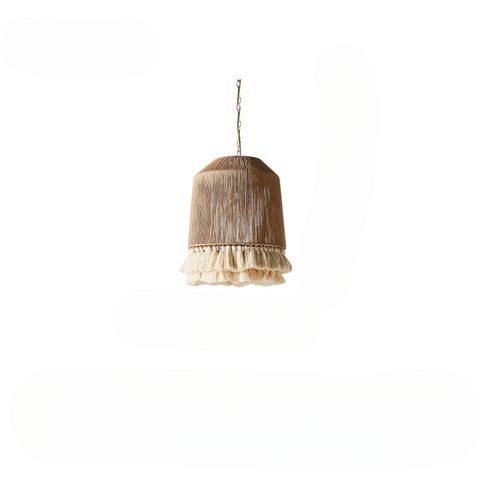 Chandelier with Hemp Rope Tassels