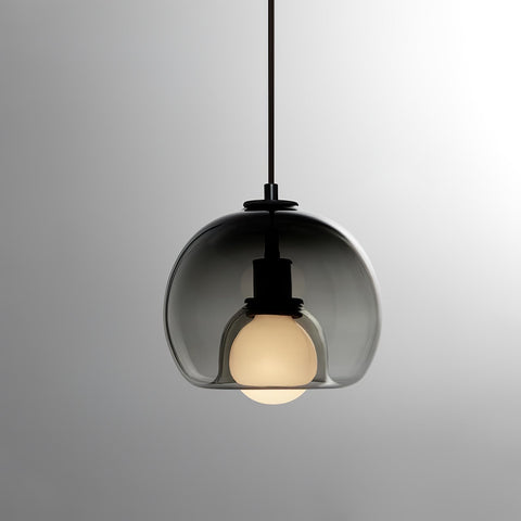 Glass Globe Pendant Light for Dining and Living Room Ambient Lighting