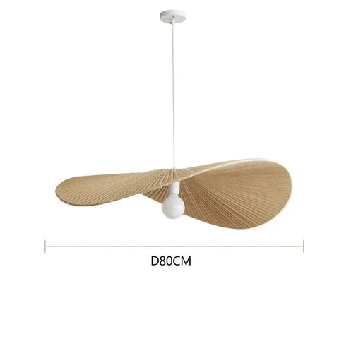 Fabric Capeline Pendant Light for Wabi-Sabi Bedrooms and Dining Rooms