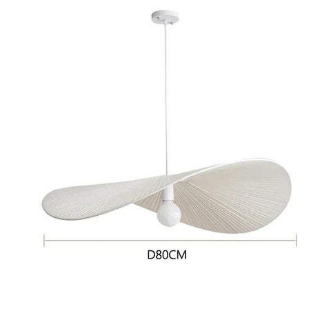 Fabric Capeline Pendant Light for Wabi-Sabi Bedrooms and Dining Rooms