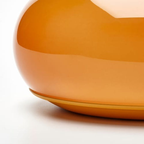 Glass Donut Table Lamp with Integrated LED Light