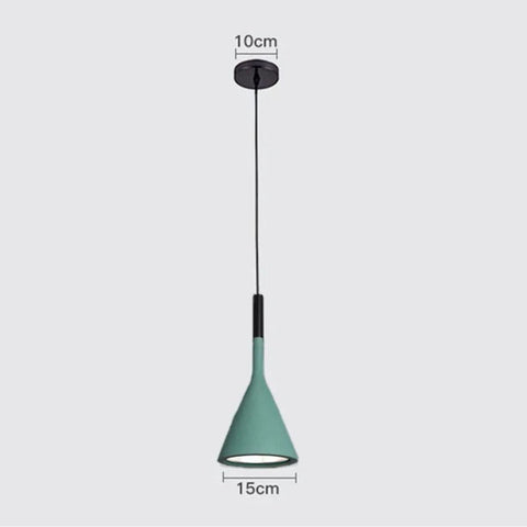 Nordic Wood and Aluminum Pendant Light for Kitchen Islands and Bedsides