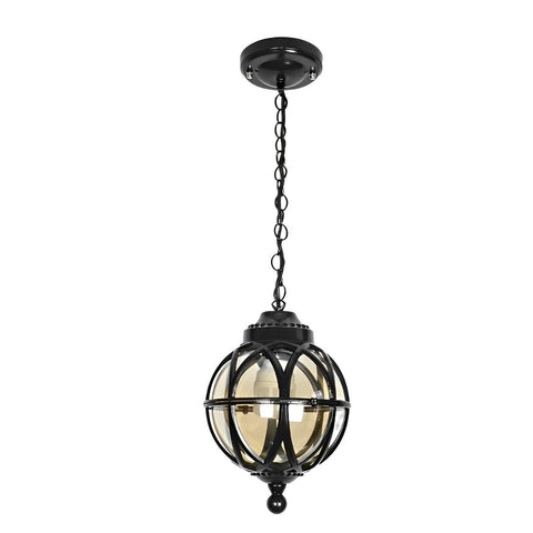 Waterproof Globe Pendant Light for Patios and Covered Entryways