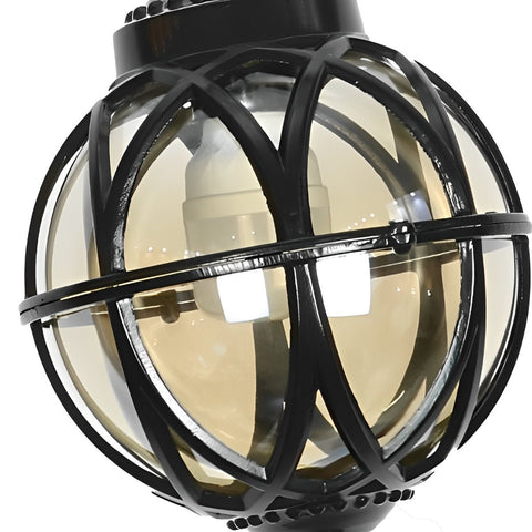 Waterproof Globe Pendant Light for Patios and Covered Entryways