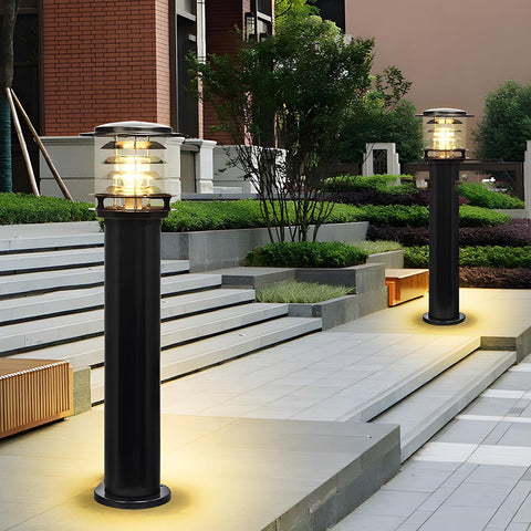 Waterproof LED Bollard Light for Garden Paths and Patio Borders
