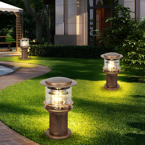 Waterproof LED Bollard Light for Garden Paths and Patio Borders
