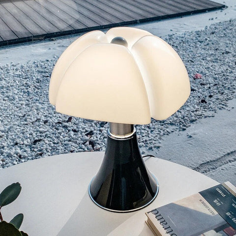 Modern Flower-Shaped LED Table Lamp with Touch Control and Dimming Function
