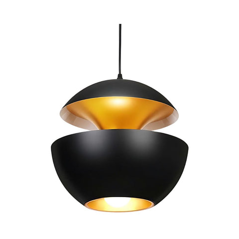 Double-Shade Pendant Light for Dining and Restaurant Ambient Lighting