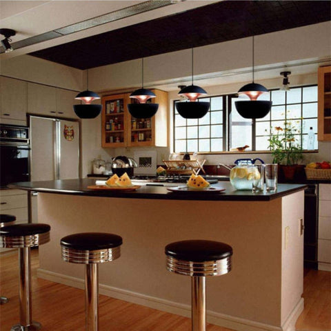 Double-Shade Pendant Light for Dining and Restaurant Ambient Lighting